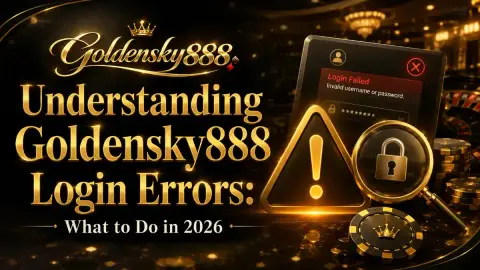 Understanding Goldensky888 Login Errors: What to Do in 2026