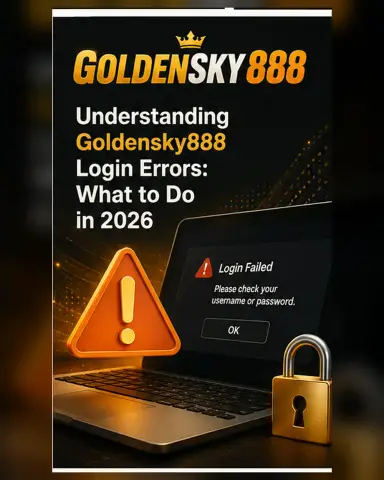 what happens if i enter the wrong goldensky888 login details?
